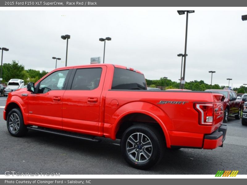 Race Red / Black 2015 Ford F150 XLT SuperCrew