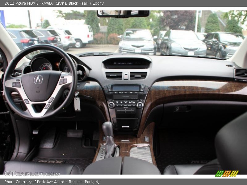 Crystal Black Pearl / Ebony 2012 Acura MDX SH-AWD