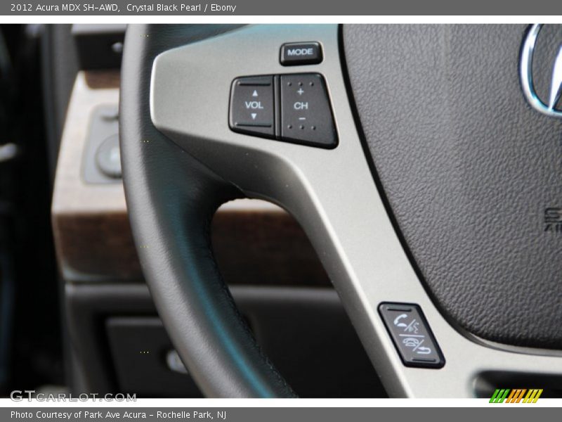 Crystal Black Pearl / Ebony 2012 Acura MDX SH-AWD