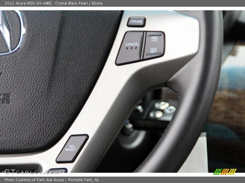 Crystal Black Pearl / Ebony 2012 Acura MDX SH-AWD