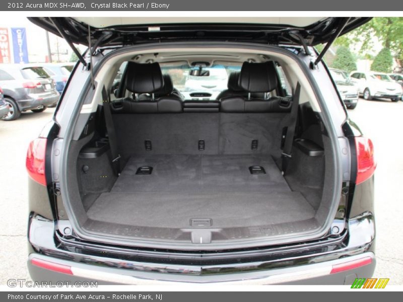 Crystal Black Pearl / Ebony 2012 Acura MDX SH-AWD