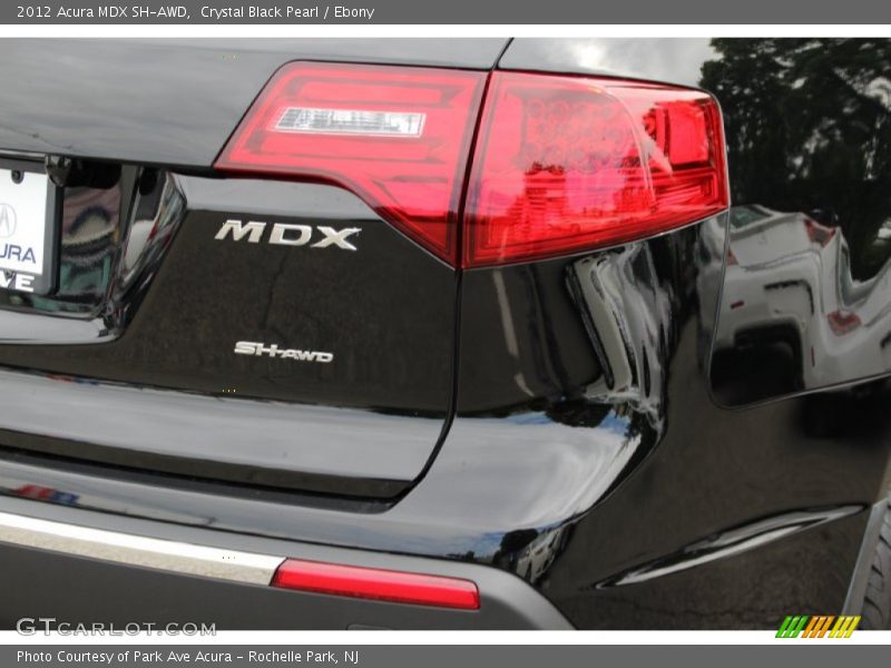 Crystal Black Pearl / Ebony 2012 Acura MDX SH-AWD