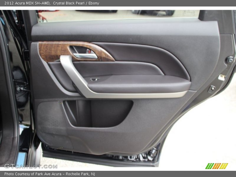 Crystal Black Pearl / Ebony 2012 Acura MDX SH-AWD