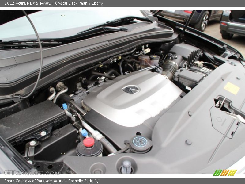 Crystal Black Pearl / Ebony 2012 Acura MDX SH-AWD