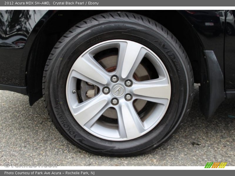 Crystal Black Pearl / Ebony 2012 Acura MDX SH-AWD