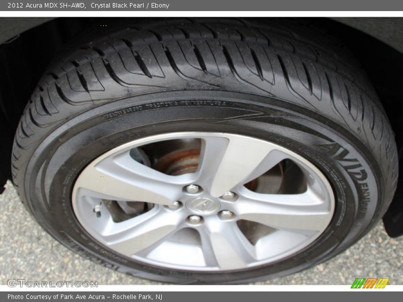 Crystal Black Pearl / Ebony 2012 Acura MDX SH-AWD