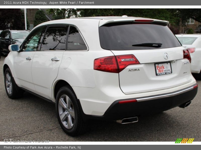 Aspen White Pearl / Parchment 2011 Acura MDX Technology