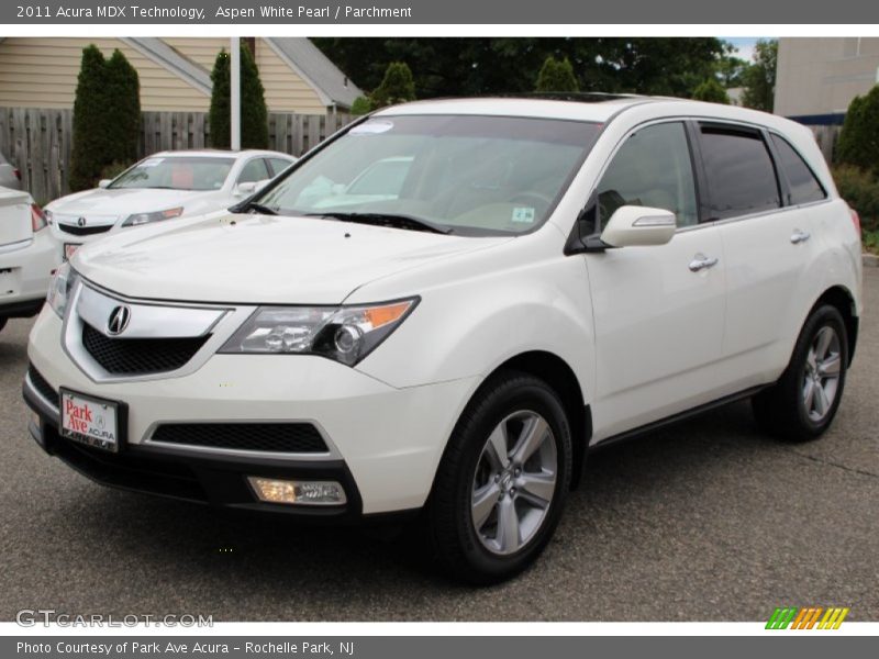 Aspen White Pearl / Parchment 2011 Acura MDX Technology
