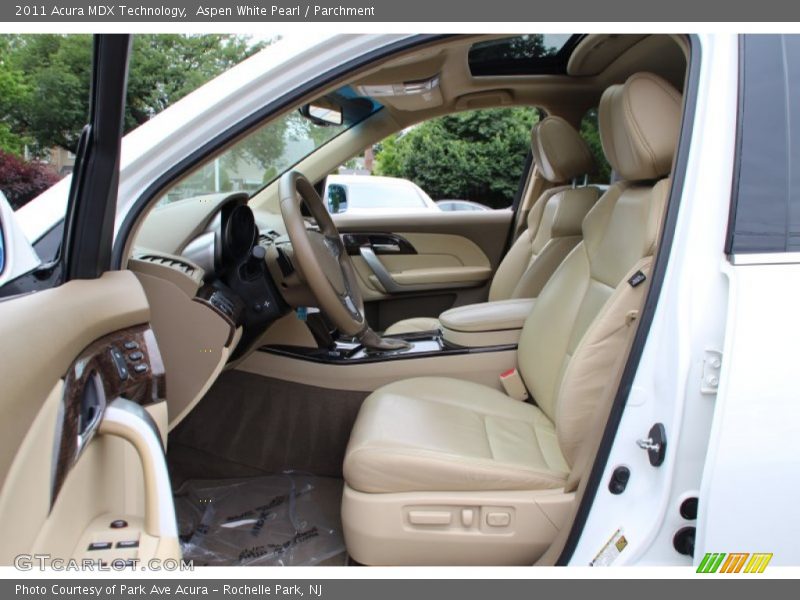 Aspen White Pearl / Parchment 2011 Acura MDX Technology