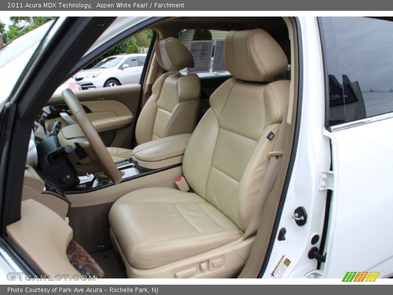 Aspen White Pearl / Parchment 2011 Acura MDX Technology