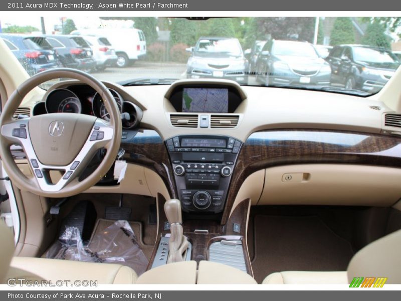 Aspen White Pearl / Parchment 2011 Acura MDX Technology