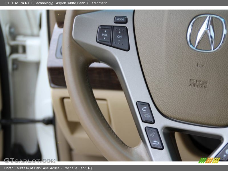Aspen White Pearl / Parchment 2011 Acura MDX Technology