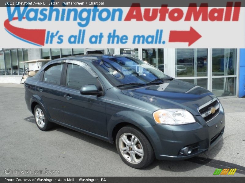 Wintergreen / Charcoal 2011 Chevrolet Aveo LT Sedan