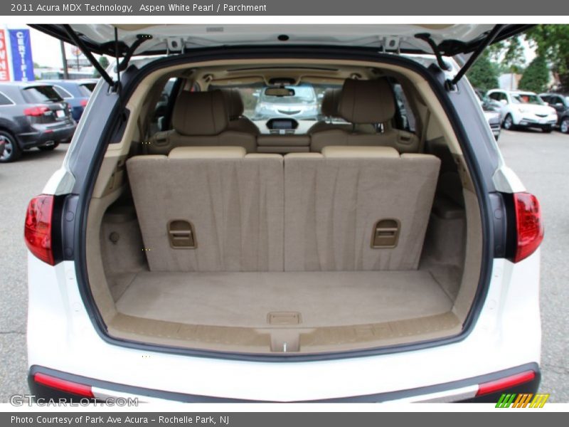 Aspen White Pearl / Parchment 2011 Acura MDX Technology