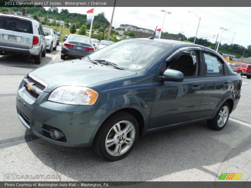 Wintergreen / Charcoal 2011 Chevrolet Aveo LT Sedan