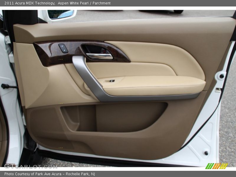Aspen White Pearl / Parchment 2011 Acura MDX Technology