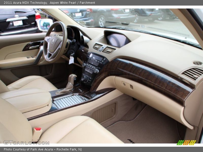 Aspen White Pearl / Parchment 2011 Acura MDX Technology