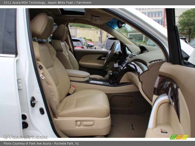 Aspen White Pearl / Parchment 2011 Acura MDX Technology