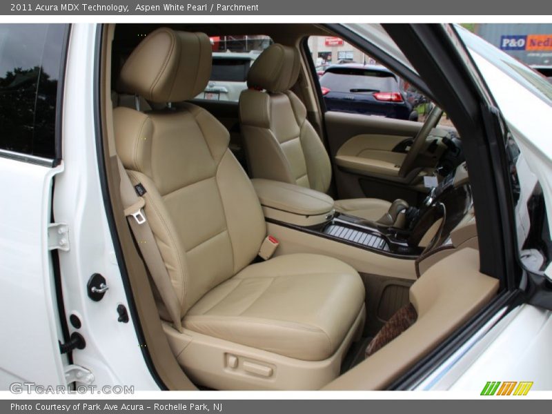 Aspen White Pearl / Parchment 2011 Acura MDX Technology