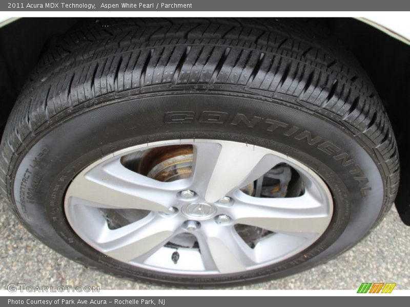Aspen White Pearl / Parchment 2011 Acura MDX Technology