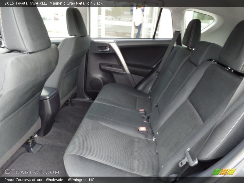 Magnetic Gray Metallic / Black 2015 Toyota RAV4 XLE