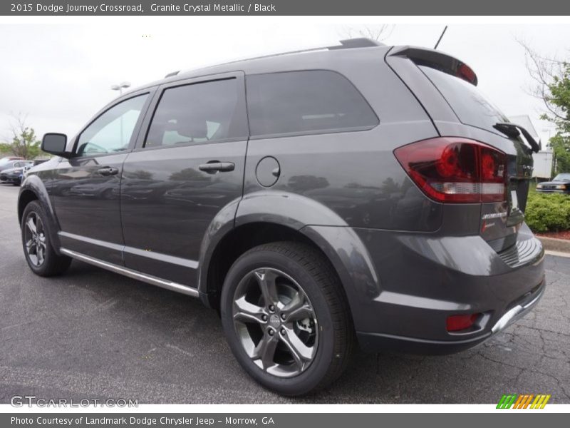 Granite Crystal Metallic / Black 2015 Dodge Journey Crossroad