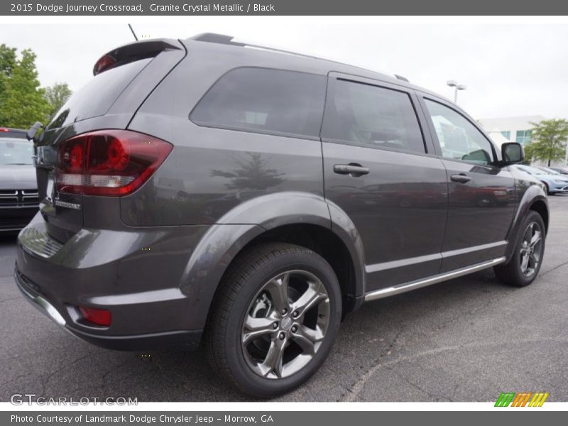 Granite Crystal Metallic / Black 2015 Dodge Journey Crossroad