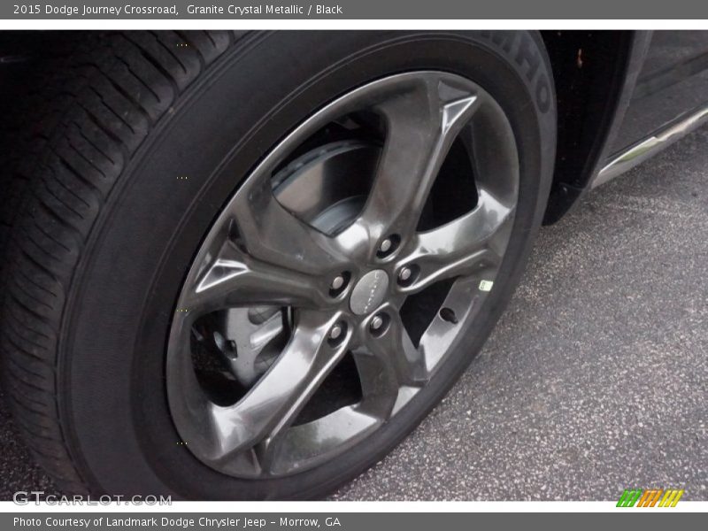 Granite Crystal Metallic / Black 2015 Dodge Journey Crossroad