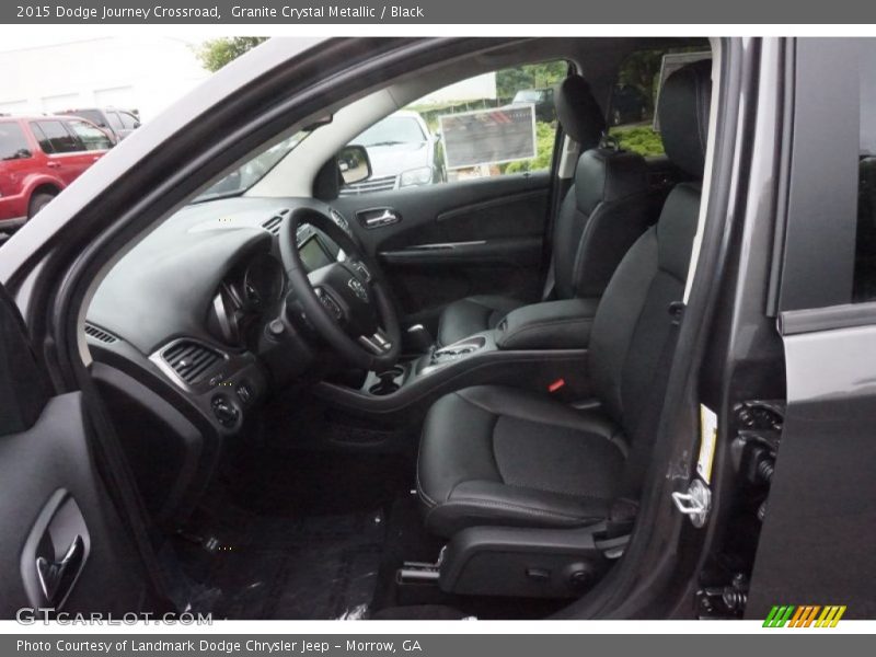 Granite Crystal Metallic / Black 2015 Dodge Journey Crossroad