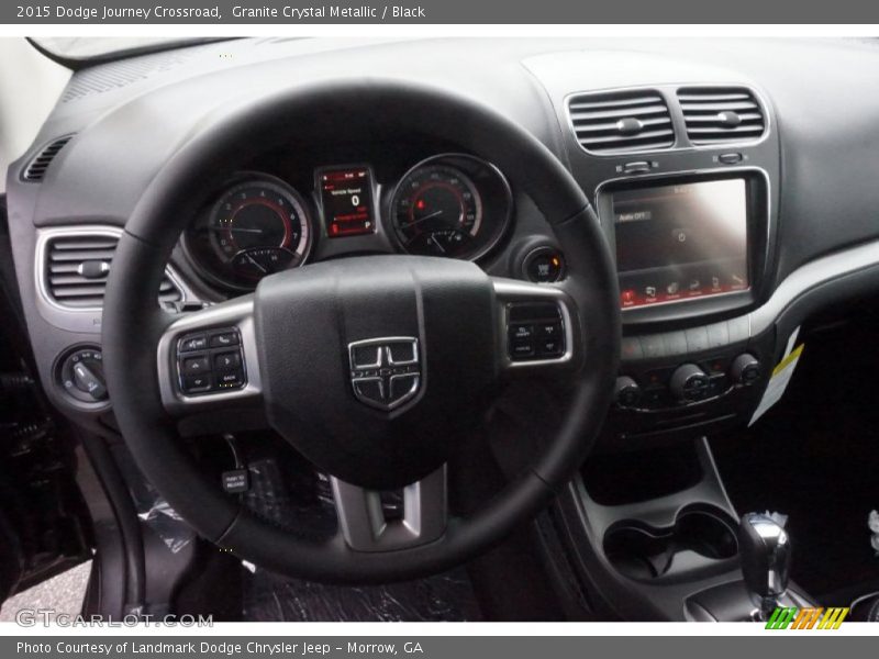 Granite Crystal Metallic / Black 2015 Dodge Journey Crossroad