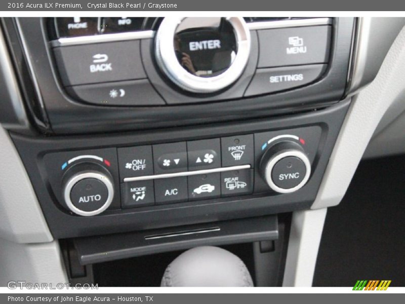 Crystal Black Pearl / Graystone 2016 Acura ILX Premium