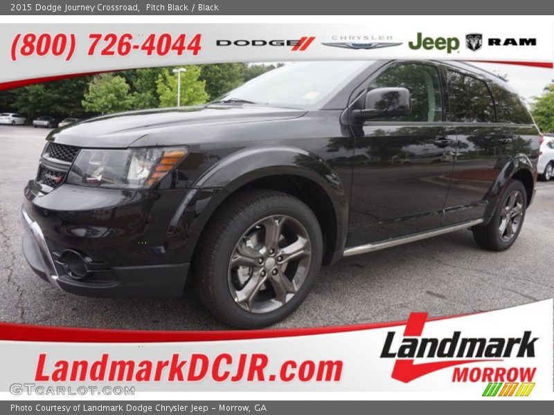 Pitch Black / Black 2015 Dodge Journey Crossroad