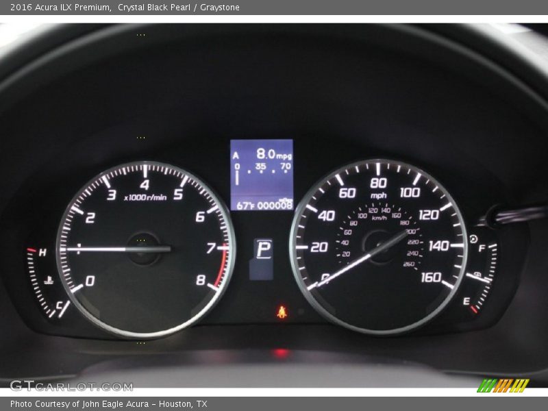 Crystal Black Pearl / Graystone 2016 Acura ILX Premium