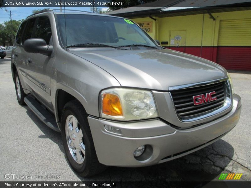 Sandalwood Metallic / Medium Pewter 2003 GMC Envoy SLE 4x4