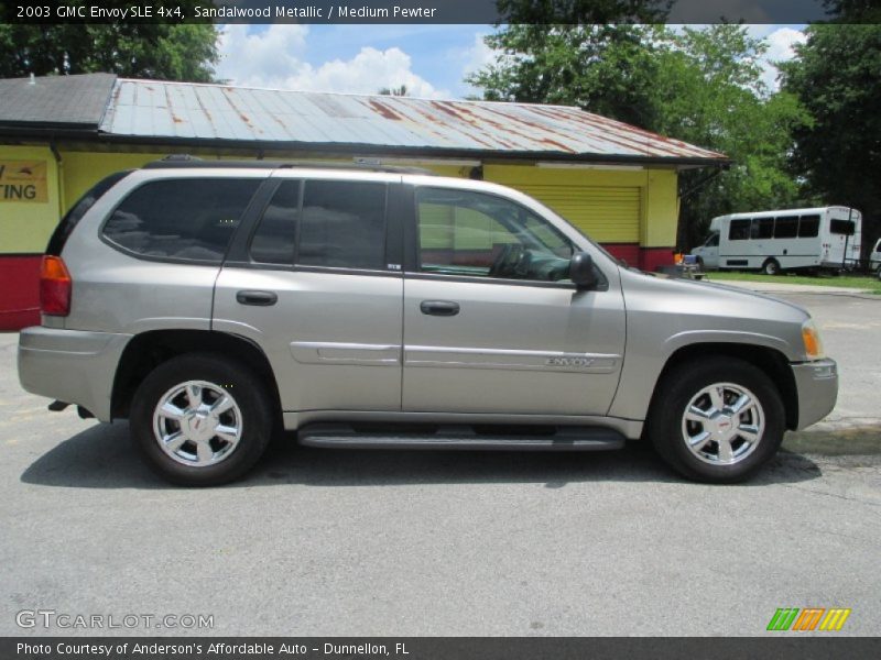Sandalwood Metallic / Medium Pewter 2003 GMC Envoy SLE 4x4