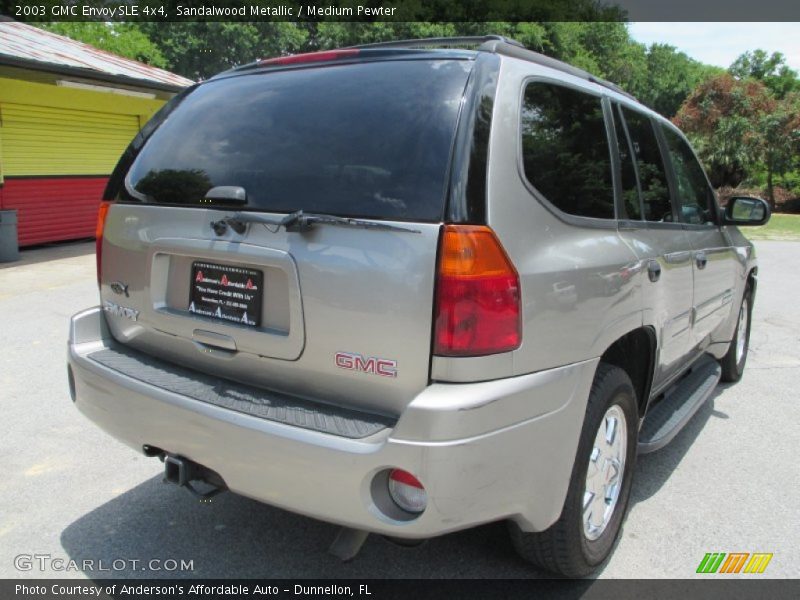 Sandalwood Metallic / Medium Pewter 2003 GMC Envoy SLE 4x4