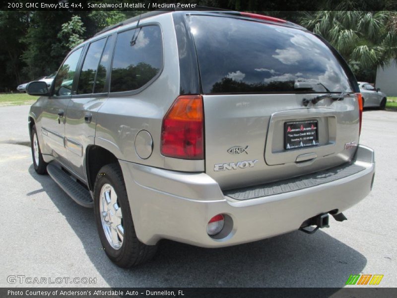 Sandalwood Metallic / Medium Pewter 2003 GMC Envoy SLE 4x4