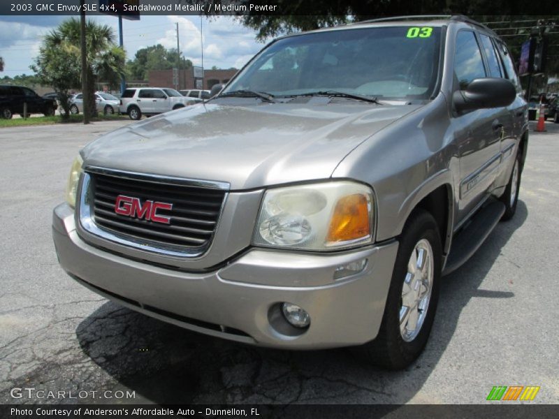 Sandalwood Metallic / Medium Pewter 2003 GMC Envoy SLE 4x4