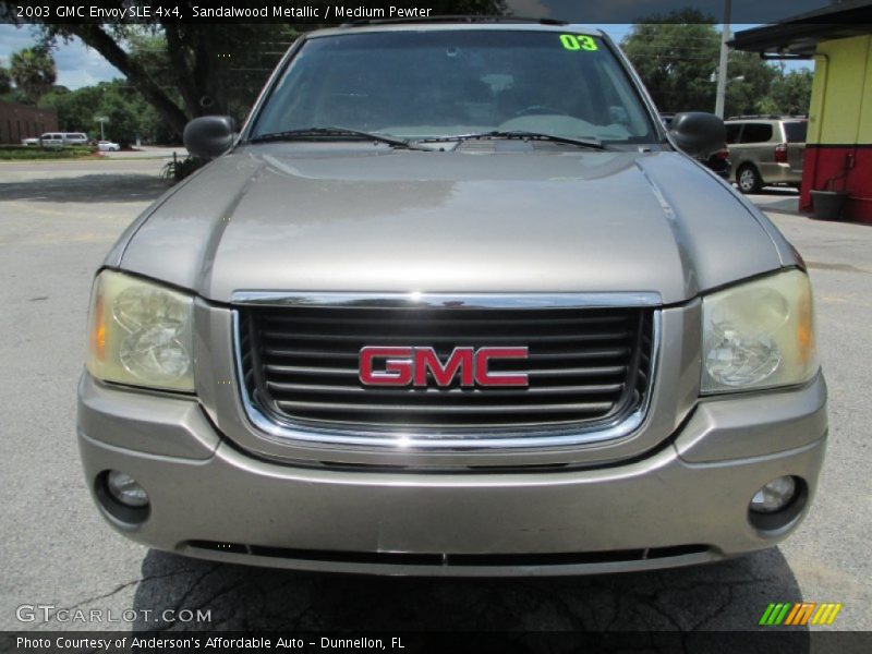 Sandalwood Metallic / Medium Pewter 2003 GMC Envoy SLE 4x4
