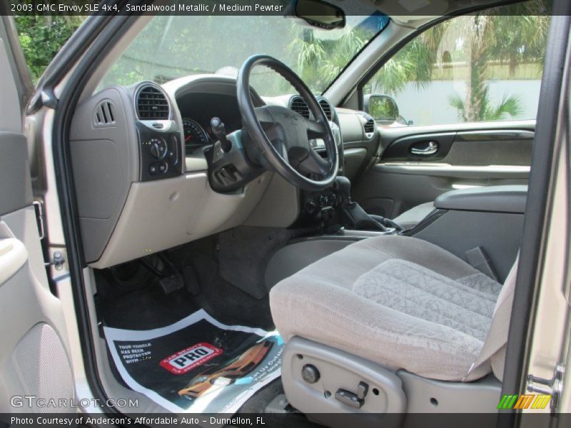 Sandalwood Metallic / Medium Pewter 2003 GMC Envoy SLE 4x4