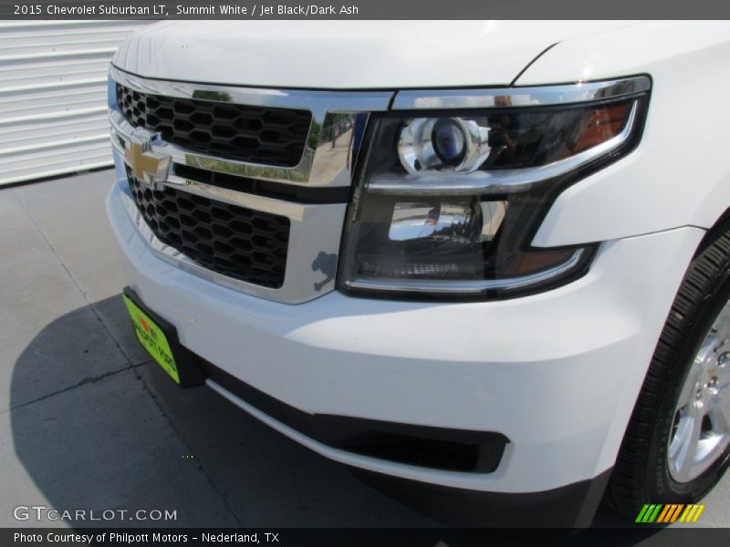 Summit White / Jet Black/Dark Ash 2015 Chevrolet Suburban LT