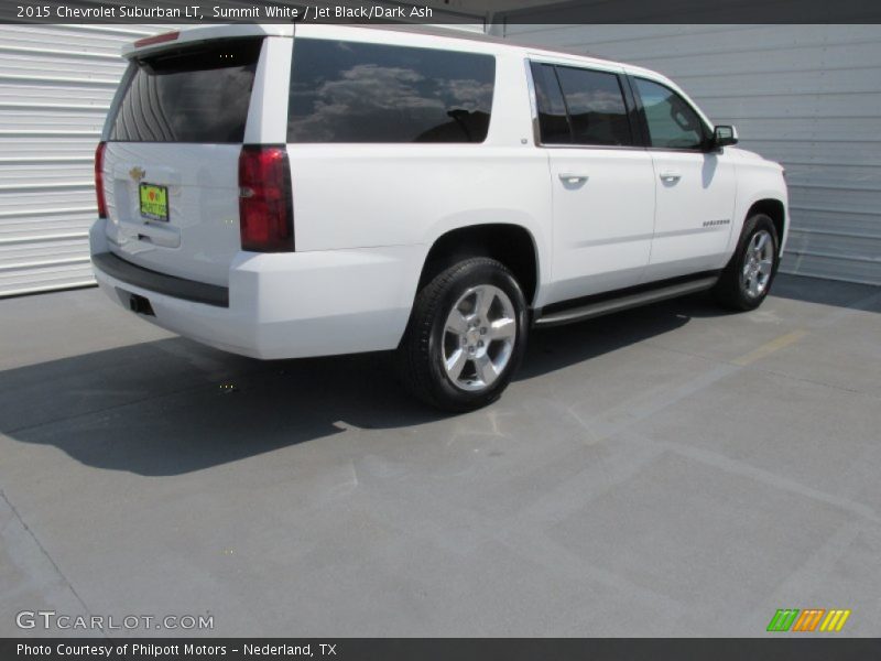 Summit White / Jet Black/Dark Ash 2015 Chevrolet Suburban LT