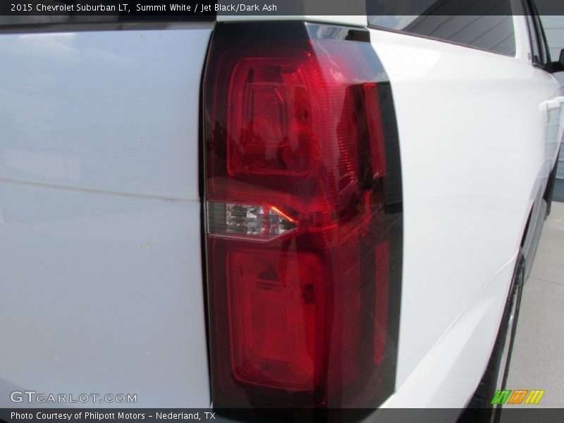 Summit White / Jet Black/Dark Ash 2015 Chevrolet Suburban LT