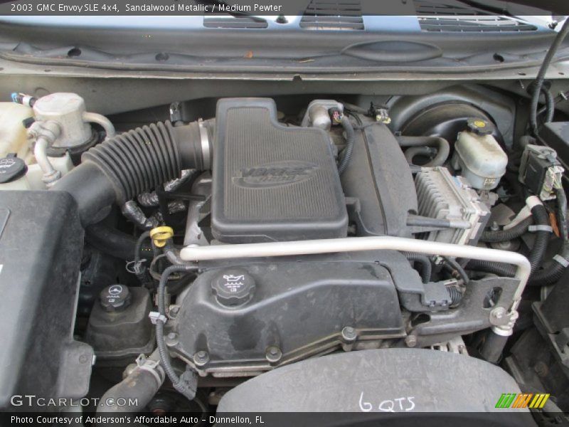 Sandalwood Metallic / Medium Pewter 2003 GMC Envoy SLE 4x4