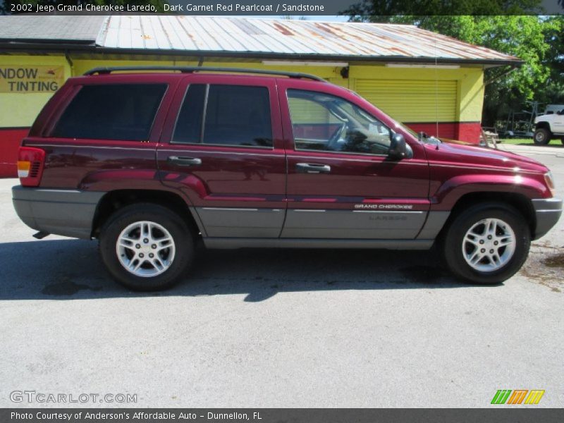 Dark Garnet Red Pearlcoat / Sandstone 2002 Jeep Grand Cherokee Laredo