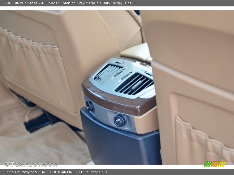 Sterling Grey Metallic / Dark Beige/Beige III 2003 BMW 7 Series 745Li Sedan