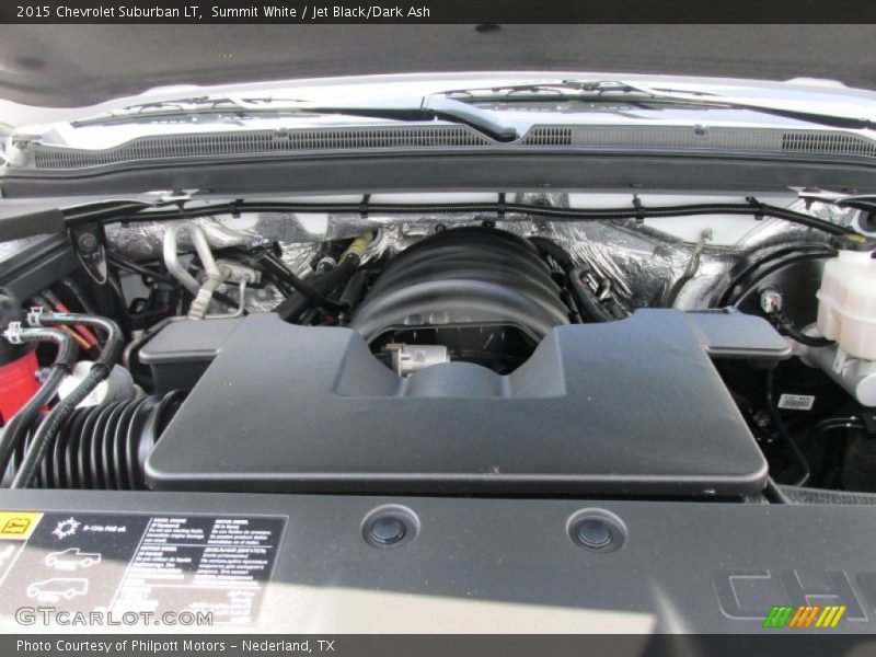 Summit White / Jet Black/Dark Ash 2015 Chevrolet Suburban LT