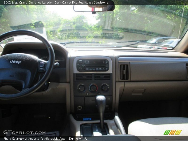 Dark Garnet Red Pearlcoat / Sandstone 2002 Jeep Grand Cherokee Laredo