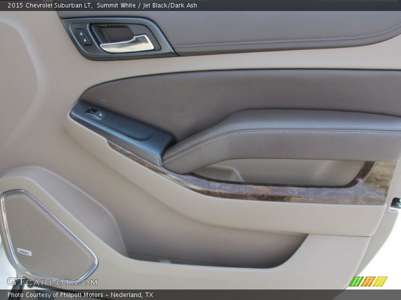 Summit White / Jet Black/Dark Ash 2015 Chevrolet Suburban LT