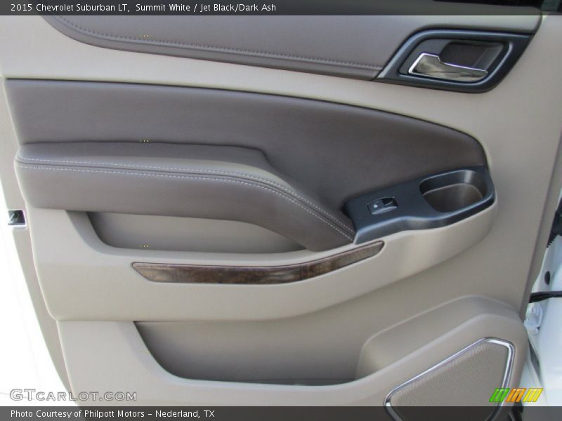 Summit White / Jet Black/Dark Ash 2015 Chevrolet Suburban LT